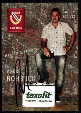 Andre Rohbock Energie Cottbus 2011-12 Original Signiert + A 79693