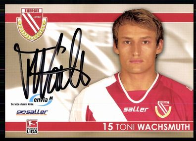 Toni Wachsmuth Energie Cottbus 2007-08 Original Signiert + A 79897
