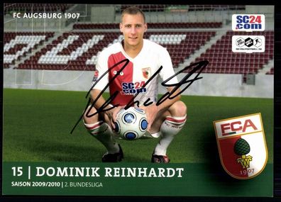 Dominik Reinhardt FC Augsburg 2009-10 Original Signiert + A 79550