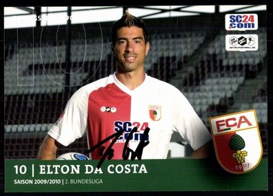 Elton da Costa FC Augsburg 2009-10 Original Signiert + A 79552