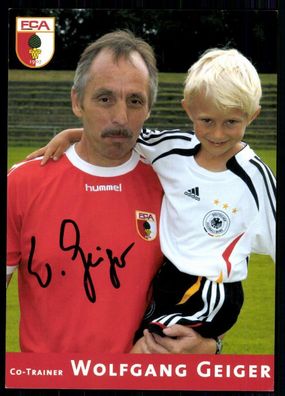 Wolfgang Geiger FC. Augsburg 2006-07 Original Signiert + A 79521