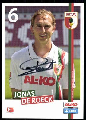 Jonas De Roeck FC Augsburg 2011-12 Original Signiert + A 79564
