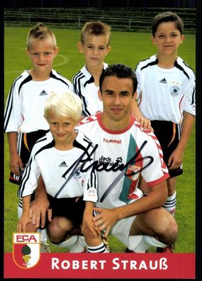 Robert Strauß FC. Augsburg 2006-07 Original Signiert + A 79513