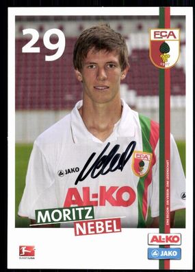 Moritz Nebel FC Augsburg 2011-12 Original Signiert + A 79565