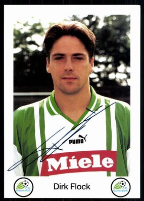 Dirk Flock FC Gütersloh 1996-97 Original Signiert + A 79463