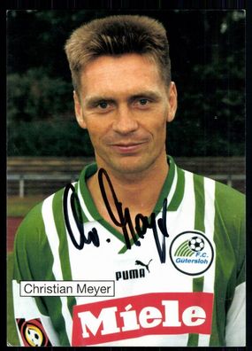 Christian Meyer FC Gütersloh 1997-98 Original Signiert + A 79461