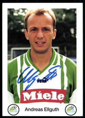Andreas Ellguth F.C. Gütersloh 1996/97 Original Signiert + A 79457