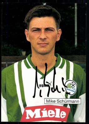 Mike Schürmann FC. Gütersloh 1997/98 Original Signiert + A 79478