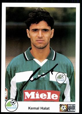 Kemal Halat FC Gütersloh 1998-99 Original Signiert + A 79475