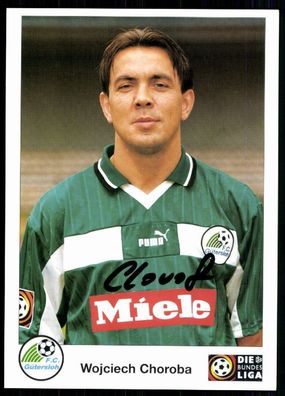 Wojciech Choroba FC Gütersloh 1998-99 Original Signiert + A 79489
