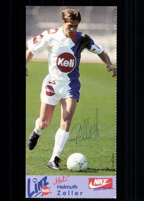 Helmuth Zeller FC Linz 1994-95 Original Signiert + A 79419