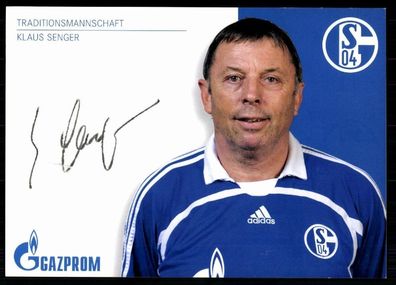 Klaus Senger FC Schalke 04 Seltene AK Original Signiert + A 79036
