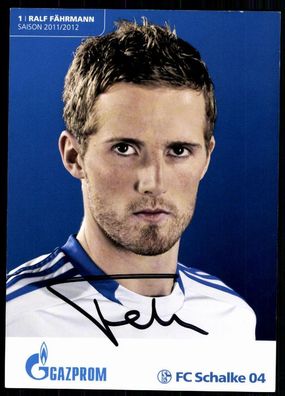 Ralf Fährmann FC Schalke 04 2011-12 2. Karte Original Signiert + A 79401
