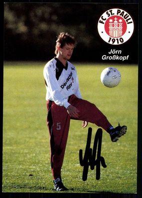 Jörn Großkopf St. Pauli Hamburg 1990/91 Original Signiert + A 78897
