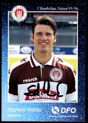 Stephan Hanke FC St. Pauli 1995/96 Original Signiert + A 78984
