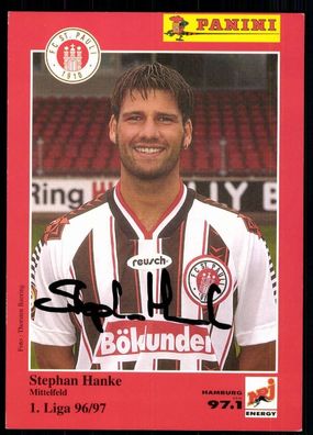 Stephan Hanke FC ST. Pauli 1996-97 Original Signiert + A 78983