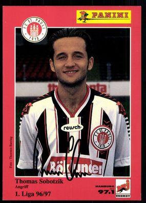 Thomas Sobozik FC ST. Pauli 1996-97 Original Signiert + A 78988