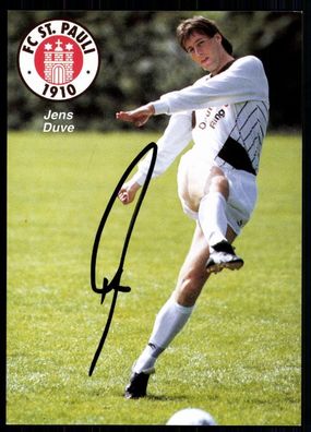 Jens Duve FC ST. Pauli 1990-91 Original Signiert + A 78888