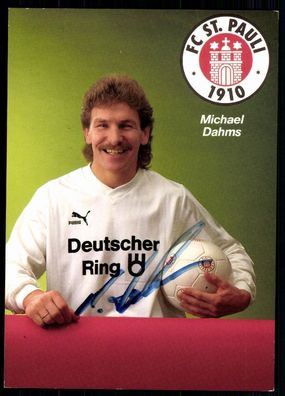 Michael Dahms St. Pauli Hamburg 1989/90 Original Signiert + A 78946