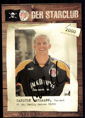 Carsten Wehlmann FC St. Pauli 1999-00 Original Signiert + A 78843
