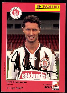 Dirk Dammann FC ST. Pauli 1996-97 Original Signiert + A 78862