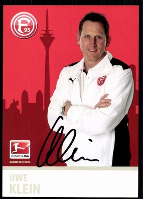Uwe Klein Fortuna Düsseldorf 2012-13 Original Signiert + A 78789