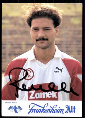 Michael Ronca Fortuna Düsseldorf 1991/92 Original Signiert + A 78672