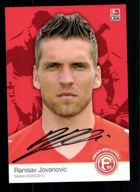 Ranisav Jovanovic Fortuna Düsseldorf 2009-10 Original Signiert + A 78698