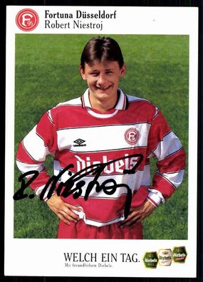 Robert Niestroj Fortuna Düsseldorf 1995/96 Original Signiert + A 78704