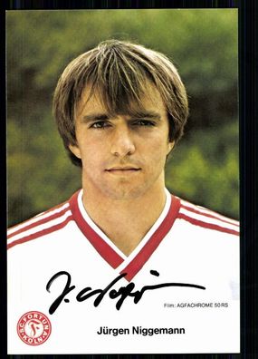 Jürgen Niggemann Fortuna Köln 1985-86 Original Signiert + A 79797