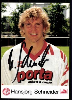 Hansjörg Schneider Fortuna Köln 1993-94 2. Karte Original Signiert + A 78426