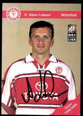Adam Ledwon Fortuna Köln 1999-00 Original Signiert + A 78356