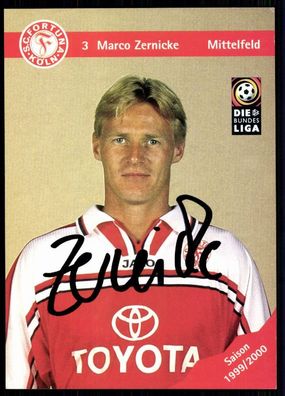 Marco Zernicke Fortuna Köln 1999-00 Original Signiert + A 78462