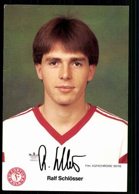 Ralf Schlösser Fortuna Köln 1986/87 Original Signiert + A 78514
