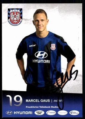 Marcel Gaus FSV Frankfurt 2011-12 Original Signiert + A 78308