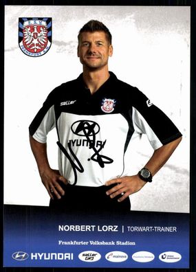 Norbert Lorz FSV Frankfurt 2011-12 Original Signiert + A 78324