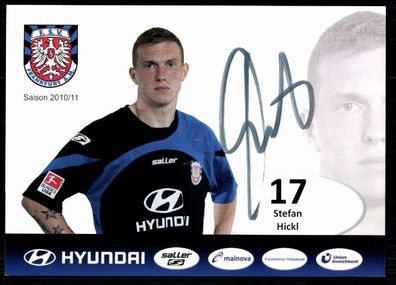 Stefan Hickl FSV Frankfurt 2010-11 Original Signiert + A 78338