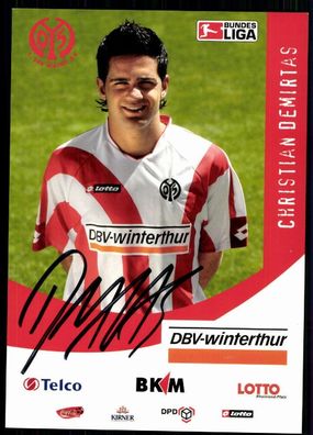 Christian Demirtas FSV Mainz 05 2006-07 Original Signiert + A 78253