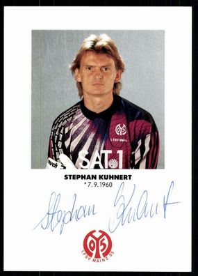 Stephan Kuhnert FSV Mainz 05 1991-92 Original Signiert + A 78201