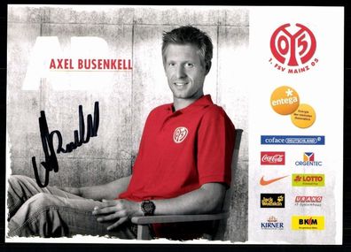 Axel Busenkell FSV Mainz 05 2009-10 Original Signiert + A 78060