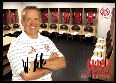 Walter Notter FSV Mainz 05 2011-12 Original Signiert + A 78229