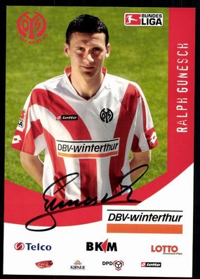 Ralph Gunesch FSV Mainz 05 2006/07 Original Signiert + A 78176