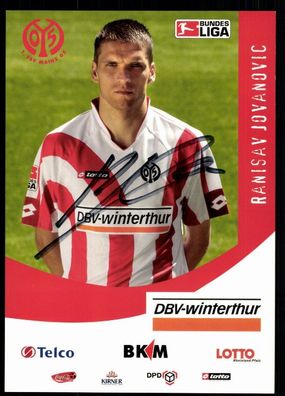 Ranislav Jovanovic FSV Mainz 05 2006-07 Original Signiert + A 78177