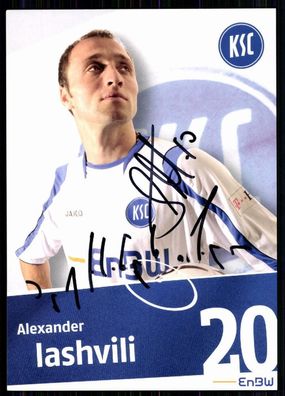 Alexander Iashvili Karlsruher SC 2008-09 Original Signiert + A 81842