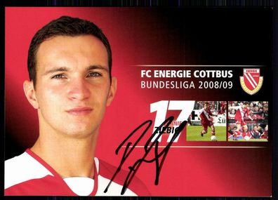 Daniel Ziebig Energie Cottbus 2008-09 Autogrammkarte Original Signiert + A 81824