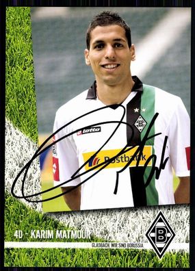 Karim Matmour Borussia Mönchengladbach 2009-10 Original Signiert + A 81485