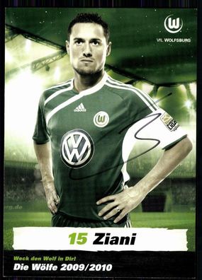 Karim Ziani VFL Wolfsburg 2009-10 Autogrammkarte Original Signiert+ A 81606