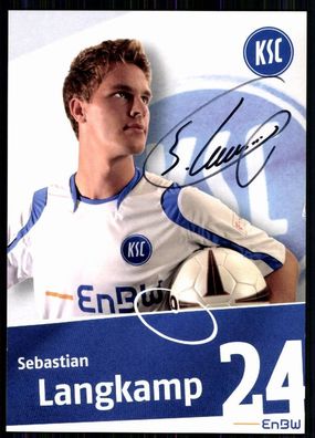 Sebastian Langkamp Karlsruher SC 2008-09 Original Signiert + A 81830