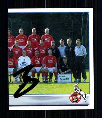 Alexander Bade 1. FC Köln 2002 Panini Sammelbild Original Signiert + A 74723