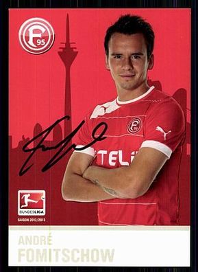 Andre Fomitschow Fortuna Düsseldorf 2012-13 TOP Autogrammkarte + A 74350
